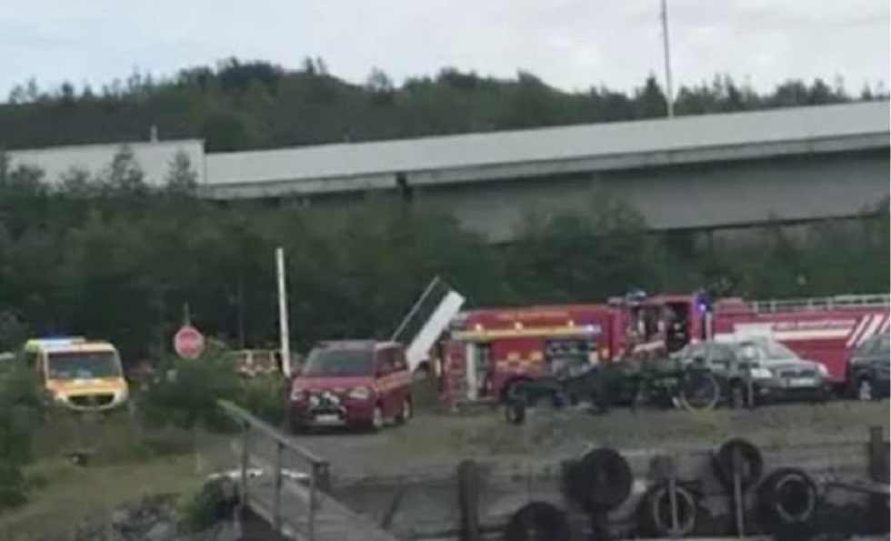 Βίντεο-σοκ: Αεροσκάφος συνετρίβη στη Σουηδία – Εννέα νεκροί