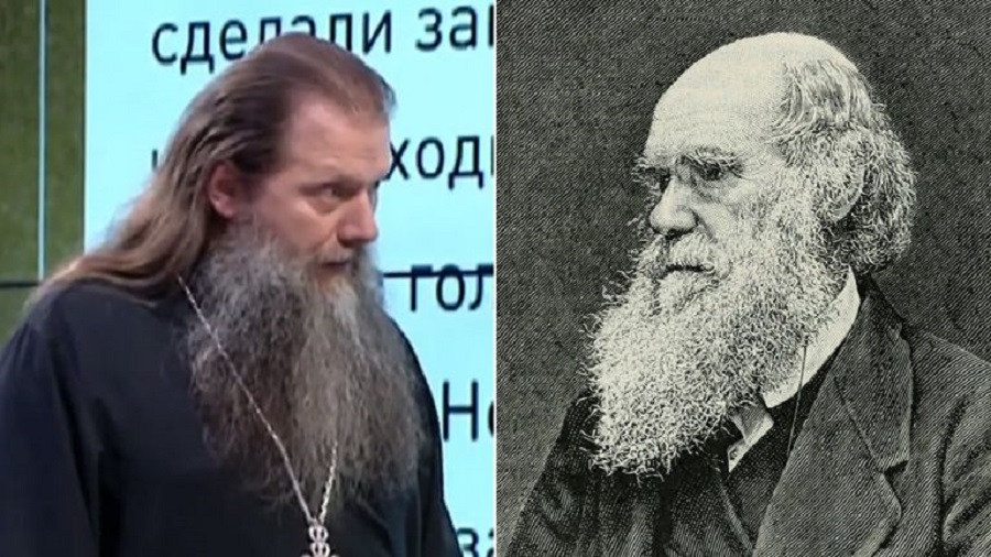 Ρώσος ιερέας «αποκαλύπτει»: Ανοησίες η Φυσική Εξέλιξη μου είπε το πνεύμα του Δαρβίνου