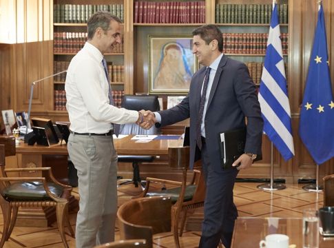 Οι δηλώσεις του Αυγενάκη μετά τη συνάντησή του με τον πρωθυπουργό Κυριάκο Μητσοτάκη