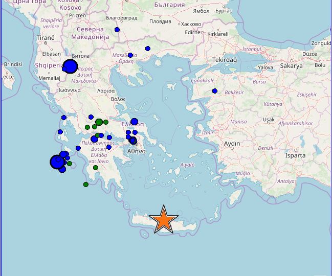 Σεισμός: Ασθενής δόνηση στην Αθήνα
