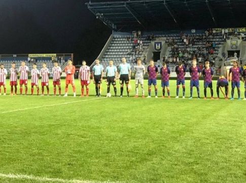 Εμφατική νίκη της Κ17 του Ολυμπιακού επί της Μπαρτσελόνα