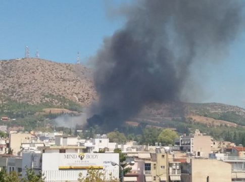 Mεγάλη φωτιά στο Δάσος Χαϊδαρίου
