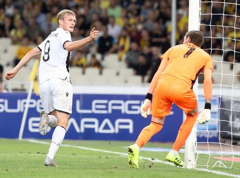 ΑΕΚ-ΠΑΟΚ: Το γκολ του Σβιντέρσκι για το 0-1 (vid)