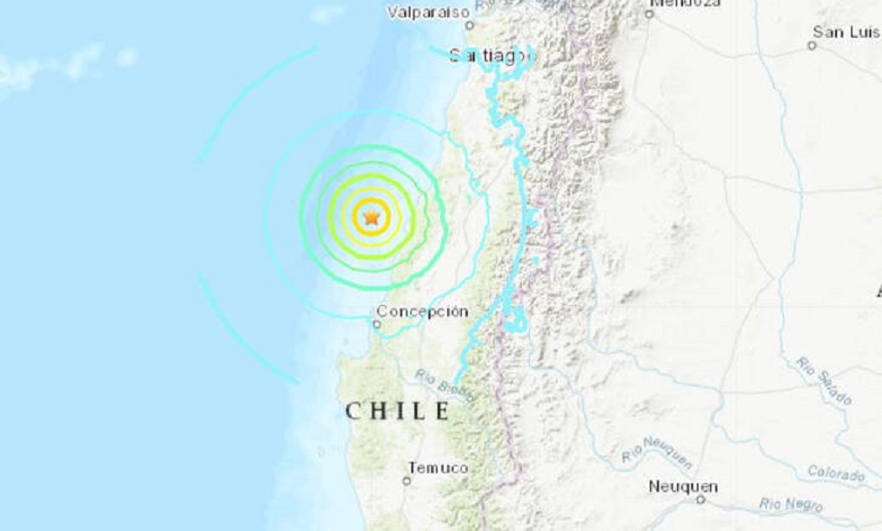 Ισχυρός σεισμός 6,8 Ρίχτερ στη Χιλή
