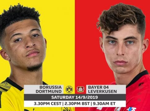 LIVE: Μπορούσια Ντόρτμουντ – Μπάγερ Λεβερκούζεν