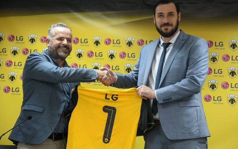 ΑΕΚ και LG ανανέωσαν τη συνεργασία τους (pics & vid)