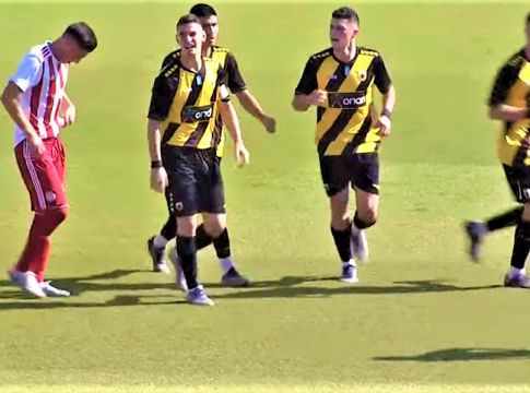 Ολυμπιακός – ΑΕΚ 0-2: «Κιτρινόμαυρο» το ντέρμπι των μικρών στο Ρέντη (VID)