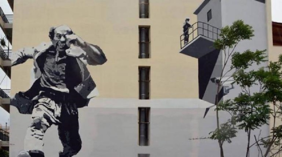 Θανάσης Βέγγος: Το εκπληκτικό γκράφιτι που έφτιαξαν στη μνήμη του
