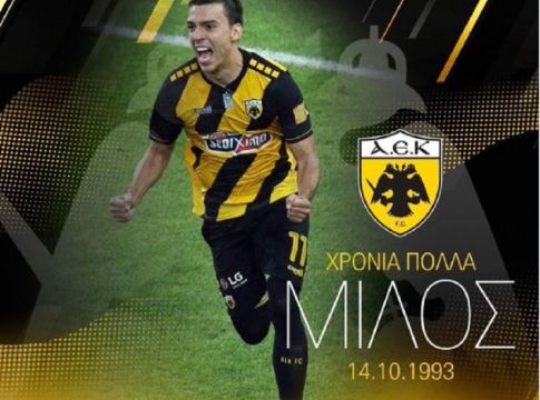 Ευχήθηκε στον Ντέλετιτς η ΑΕΚ (pic)