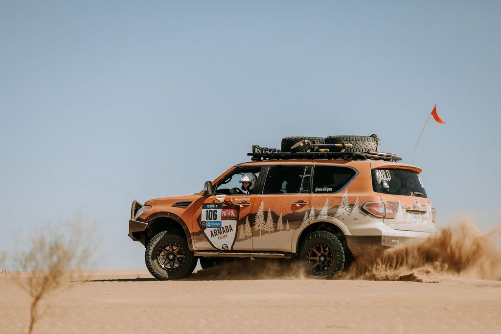Το Nissan Armada Mountain Patrol στο 2019 Rebelle Rally