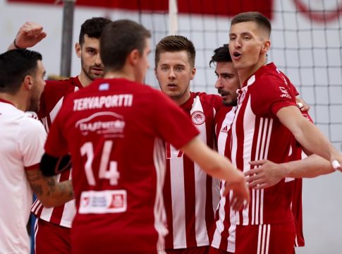 LIVE: Ολυμπιακός – ΠΑΟΚ 3-0 σετ (Τελικό)
