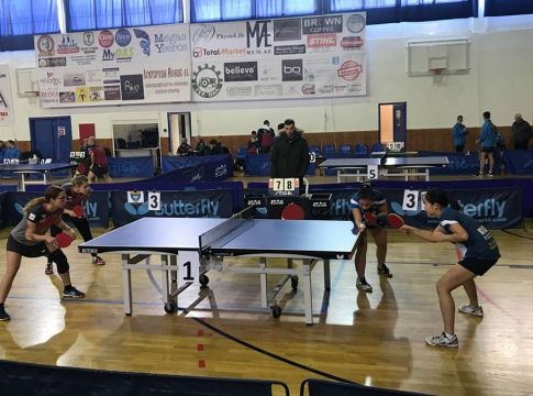 Πινγκ Πονγκ: Διήμερο με δυνατή έναρξη στην Α1 γυναικών, κρίσιμα ματς στην Α1 ανδρών