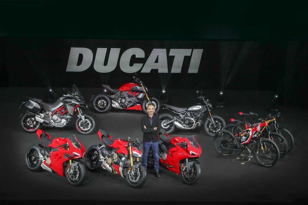 Η παρουσίαση των νέων μοτοσικλετών της Ducati
