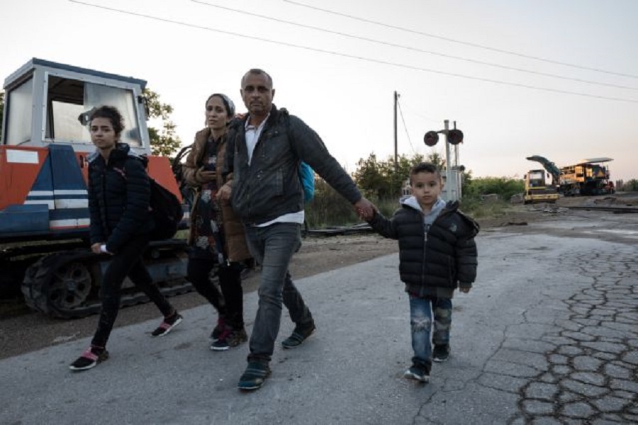 Γιαννιτσά: Αντιδράσεις κατά την άφιξη λεωφορείου με πρόσφυγες