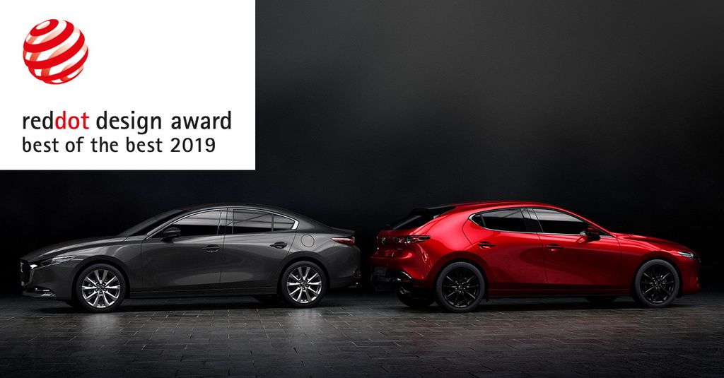 Το Mazda3 κέρδισε το βραβείο Red Dot Best of the Best 2019