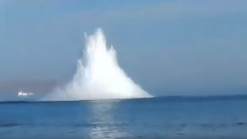 Εξουδετερώθηκε βόμβα στο βυθό της θάλασσας του Ηρακλείου