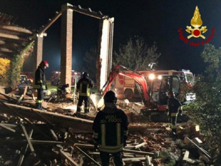 Ιταλία: Νεκροί τρεις πυροσβέστες από «ύποπτη» έκρηξη!
