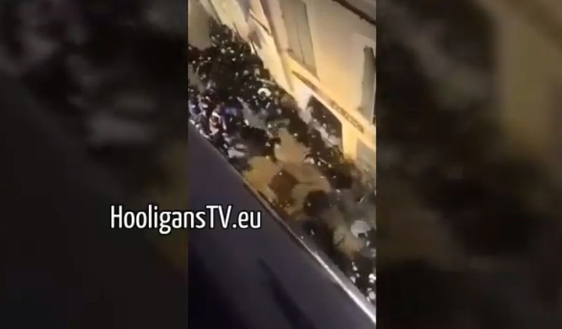 Γαλλία: Οπαδοί της Νιμ και της Μετς το έριξαν στην… πάλη (vid)