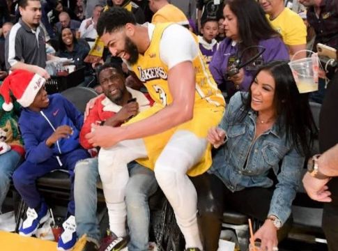 Λέικερς- Κλίπερς: Ντέιβις και Λεμπρόν προσγειώθηκαν… στον Κέβιν Χαρτ! (pics+vid)