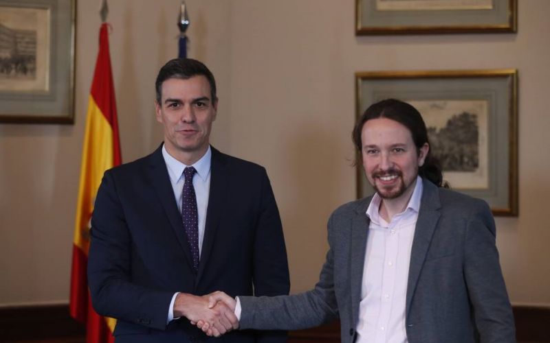 Ο επικεφαλής των Podemos αντιπρόεδρος στη νέα ισπανική κυβέρνηση