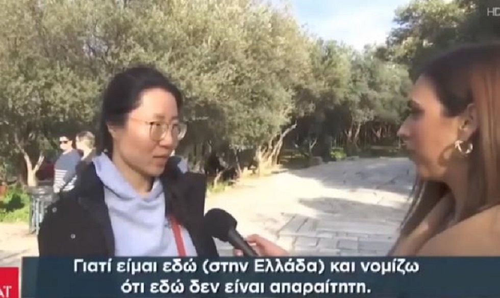 «Ξέφυγε» ρεπόρτερ του ΣΚΑΪ – Ρωτούσε Κινέζους τουρίστες αν έχουν κορονοϊό (ΒΙΝΤΕΟ)