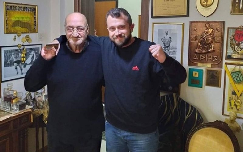 Επίτιμο μέλος του Α.Σ. ΑΡΗΣ ο Αλέκος Αλεξιάδης