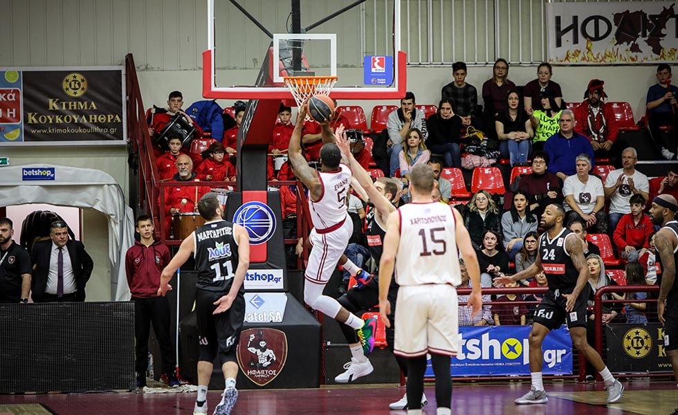 Ήφαιστος – ΠΑΟΚ 77-69