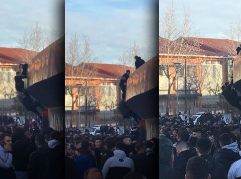 Ξέφραγο αμπέλι η Τούμπα: Οπαδοί μπαίνουν ανενόχλητοι σκαρφαλώνοντας (Pics, Vid)