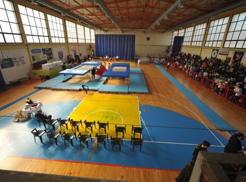 Κορυφαίοι αθλητές του τραμπολίνο στο 7ο Κύπελλο «Αίας Θερμαϊκού»