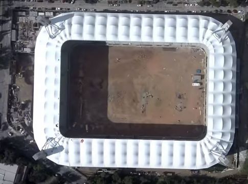AEK: Ολοκληρώθηκε το στέγαστρο της «Αγιά Σοφιάς» (vid)