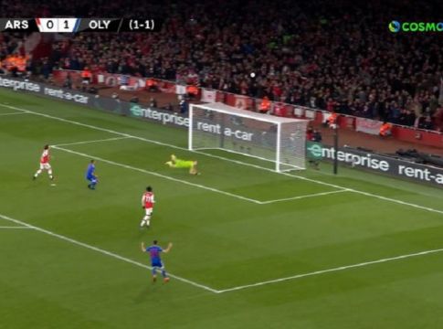 Η ευκαιρία του Ολυμπιακού με το σουτ του Τσιμίκα (vid)