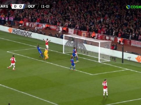 Το γκολ του Λακαζέτ που ακυρώθηκε σωστά για οφσάιντ (vid)