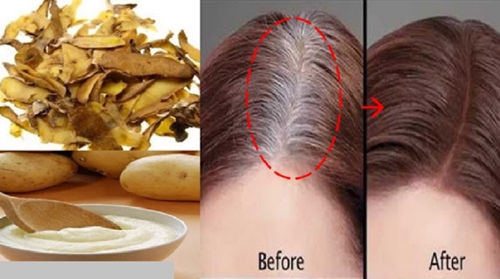 Φανταστικό κόλπο !!! Λούσου με πατάτα και θα απαλλαγείς από τις γκρίζες τρίχες