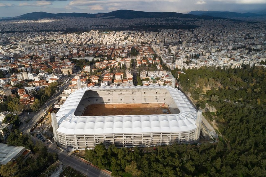 ΑΕΚ: Η «Αγιά Σοφιά» φωτισμένη από ψηλά (pic)