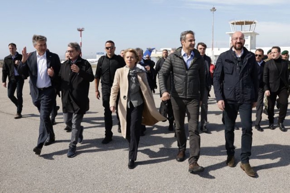Στο στρατιωτικό φυλάκιο των Καστανιών οι ηγέτες της ΕΕ
