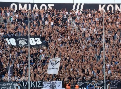 «Που ‘ναι ο Κομίνης» φώναζαν οι οπαδοί του ΠΑΟΚ μετά το ακυρωθέν γκολ της ΑΕΚ