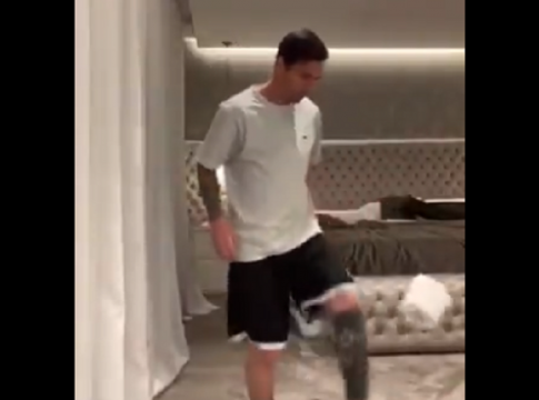 Άπαιχτος και στο «toilet paper challenge» ο Μέσι (vid)