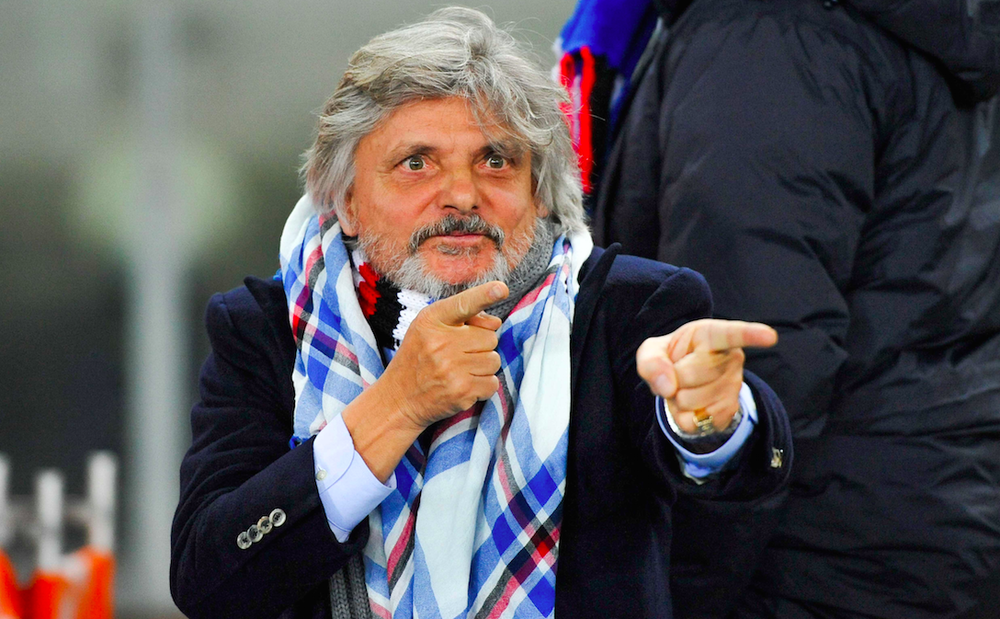 Δεν θέλει επανεκκίνηση της Serie A ο ιδιοκτήτης της Σαμπντόρια