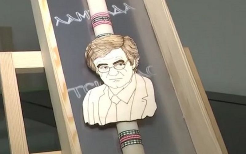 Ο Σωτήρης Τσιόδρας τώρα και σε… λαμπάδα