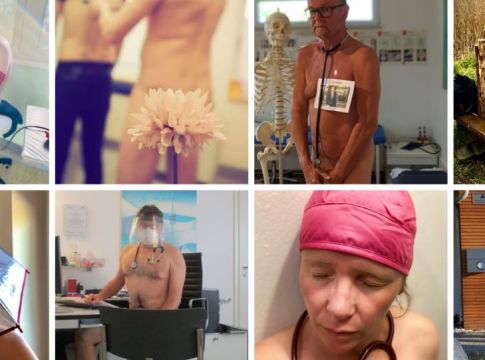 Κορωνοϊός: Γερμανοί γιατροί φωτογραφίζονται γυμνοί και διαμαρτύρονται για τις ελλείψεις