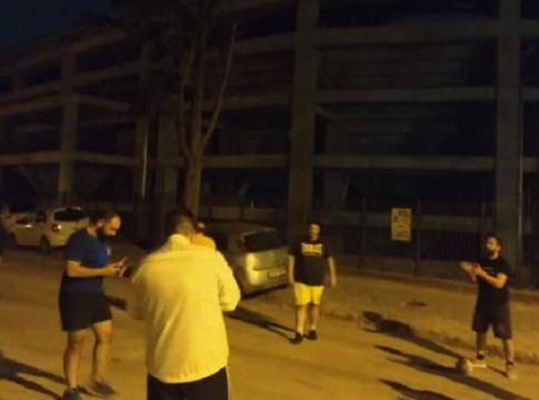 Η ομάδα ράγκμπι της ΑΕΚ προπονήθηκε με… συνθήματα έξω από την «Αγιά Σοφιά» (pics)