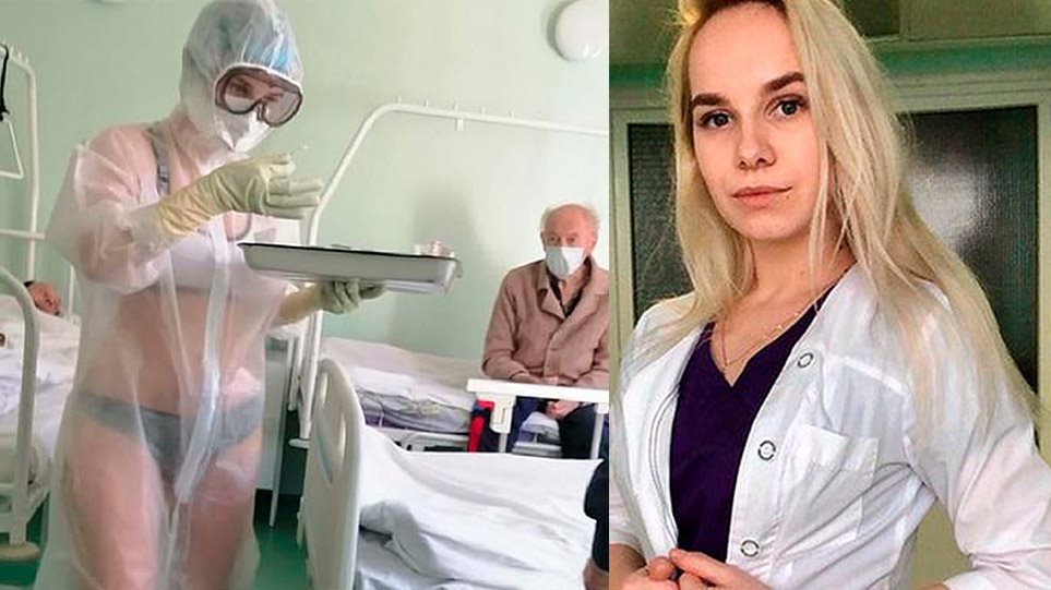 Αυτή είναι η viral Ρωσίδα νοσηλεύτρια – Της πρότειναν να γίνει μοντέλο για εσώρουχα