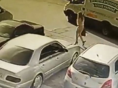 Επίθεση με βιτριόλι: Βίντεο – ντοκουμέντο με την 35χρονη να τρέχει μετά την επίθεση