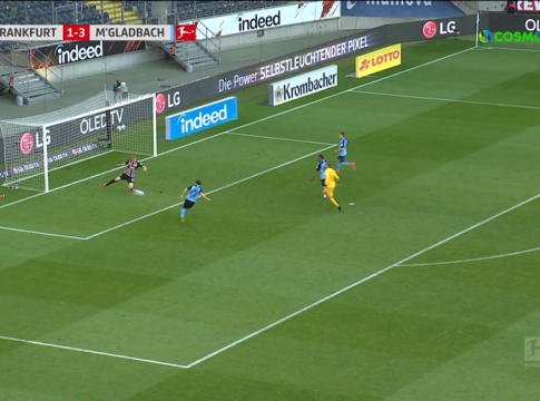 Άιντραχτ Φρανκφούρτης – Γκλάντμπαχ: Ο Χόφμαν κατάφερε να χάσει το άχαστο (vid)