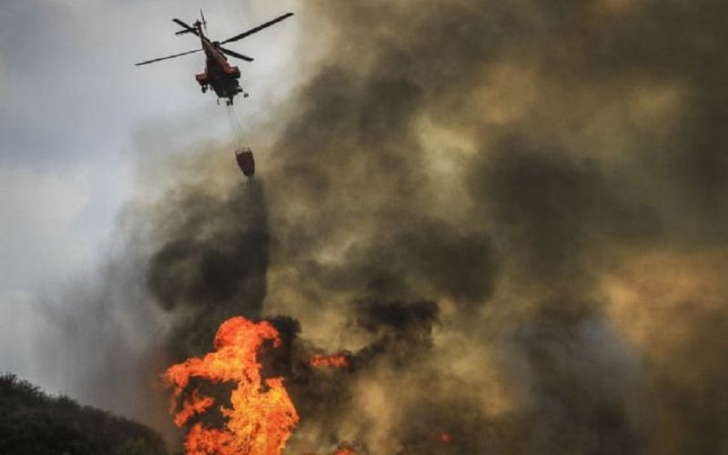 Συναγερμός στην Πυροσβεστική – Φωτιά στην Αίγινα