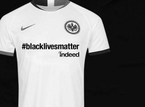 Σπουδαία κίνηση από Άιντραχτ: Θα παίξει με φανέλα #BlackLivesMatter κόντρα στην Μπάγερν (pic)