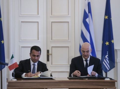 Ιστορική συμφωνία: Κοινή ΑΟΖ Ελλάδας – Ιταλίας