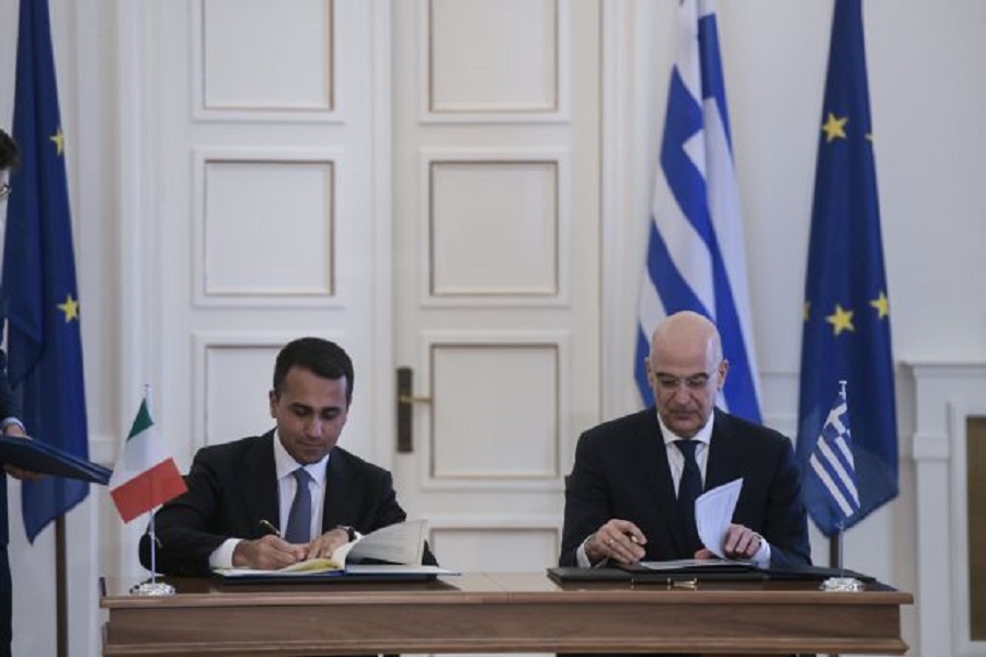 Ιστορική συμφωνία: Κοινή ΑΟΖ Ελλάδας – Ιταλίας