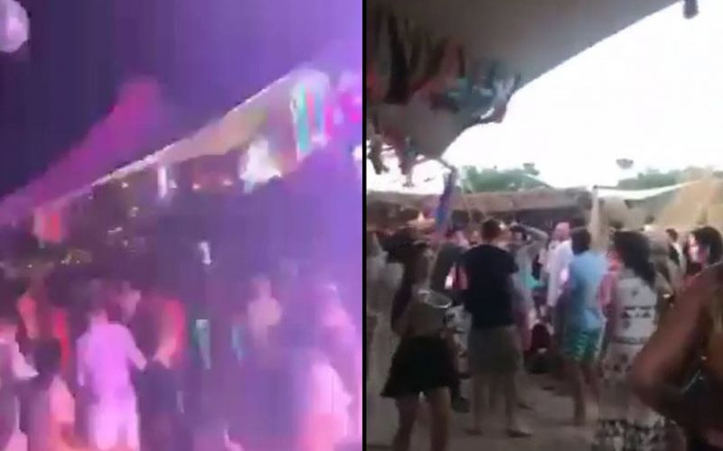 Απίστευτος συνωστισμός σε bar restaurant στη Βάρκιζα