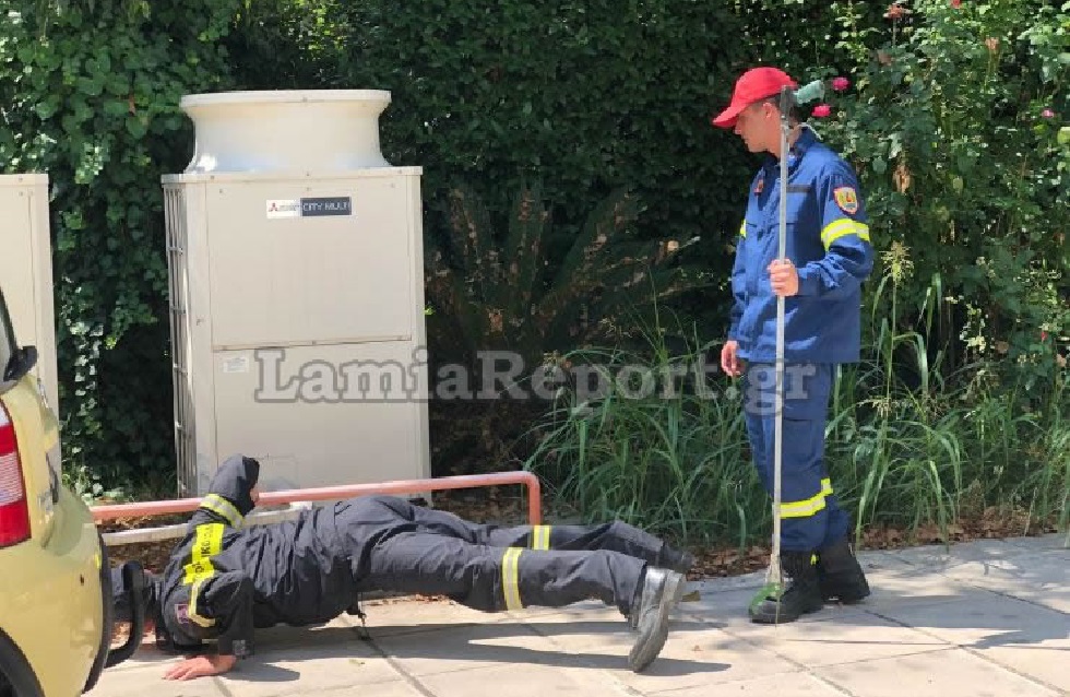 Φίδι προκάλεσε πανικό σε πολυκατοικία στη Λαμία